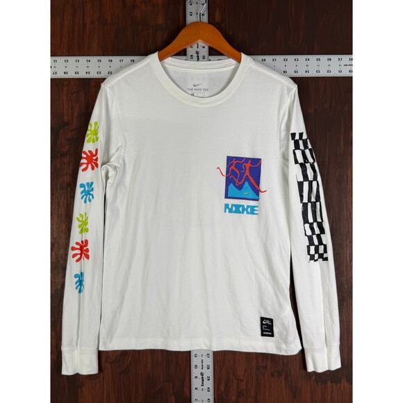 Nike Dri-Fit A.I.R. Rush Running Training‎ Long Sleeve Shirt Sail White Medium - Picture 1 of 10